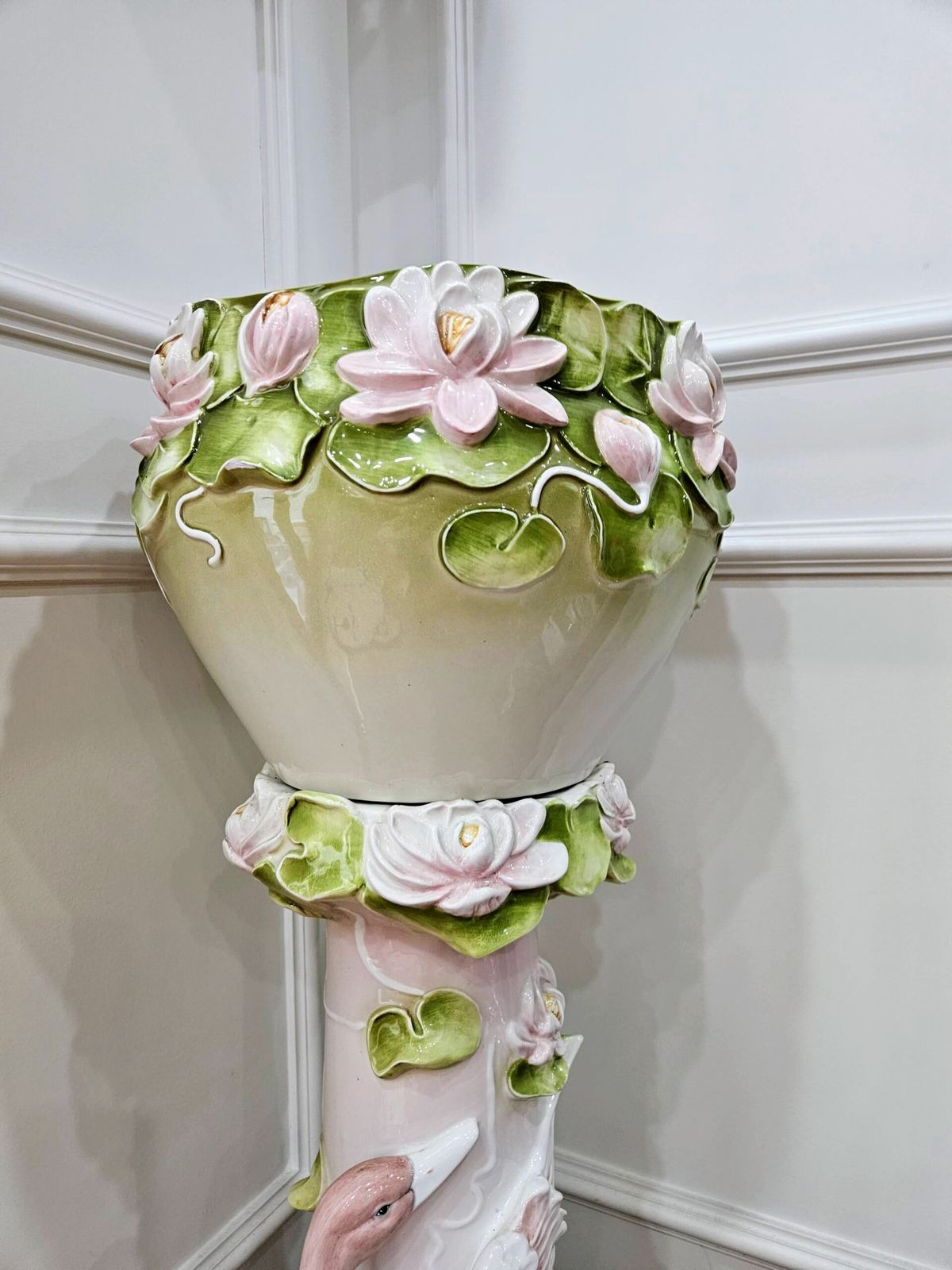Chậu hoa sứ Ý, cao 72cm – ảnh 2