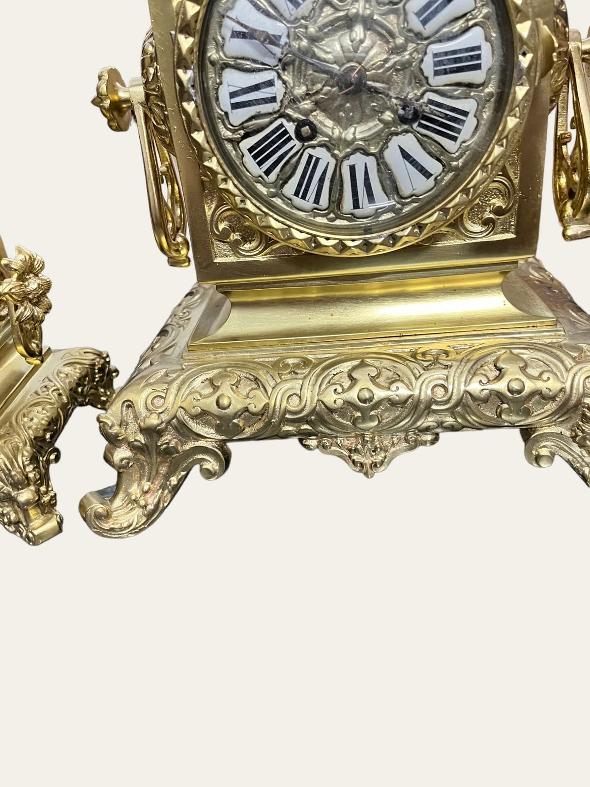 Bộ đồng hồ 3 món Pháp, cao 43cm – ảnh 7