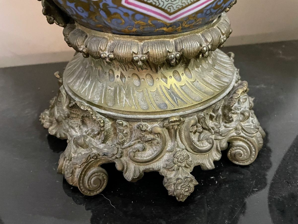 Đèn dầu Pháp, cao 88cm – ảnh 9