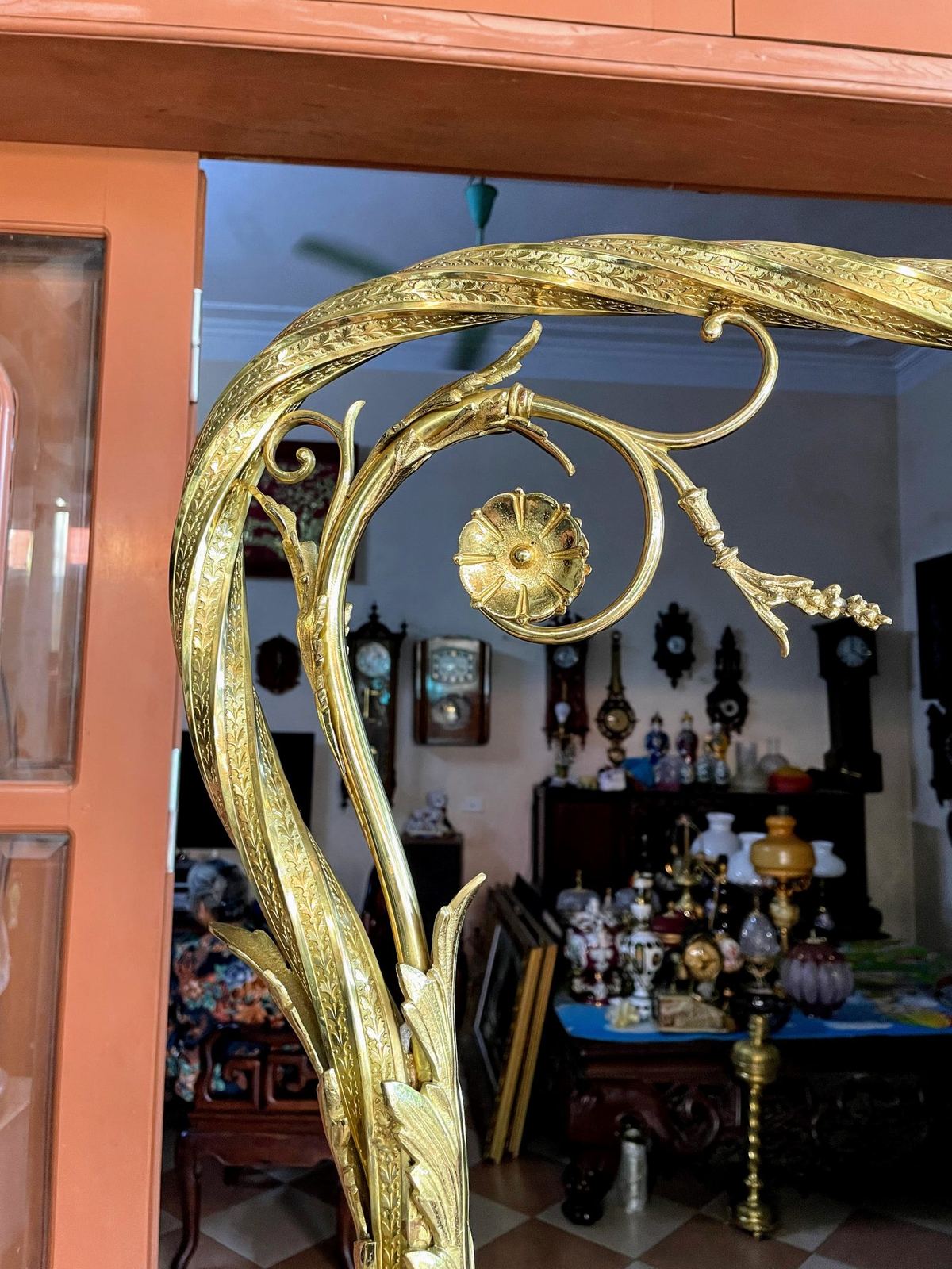 Đèn cây điện Pháp, đường kính 30cm – ảnh 7