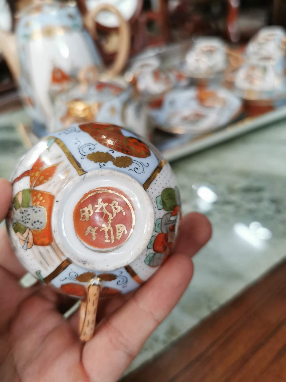 Bộ Ấm Trà Nhật Có Khay Sứ – ảnh 6