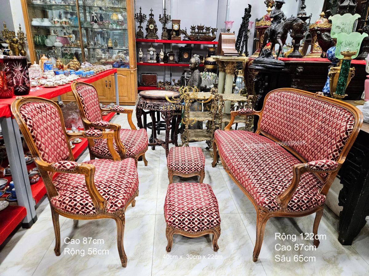 Bộ sofa nỉ nhung – ảnh 1