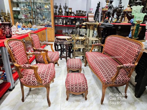 Bộ sofa nỉ nhung – ảnh 1