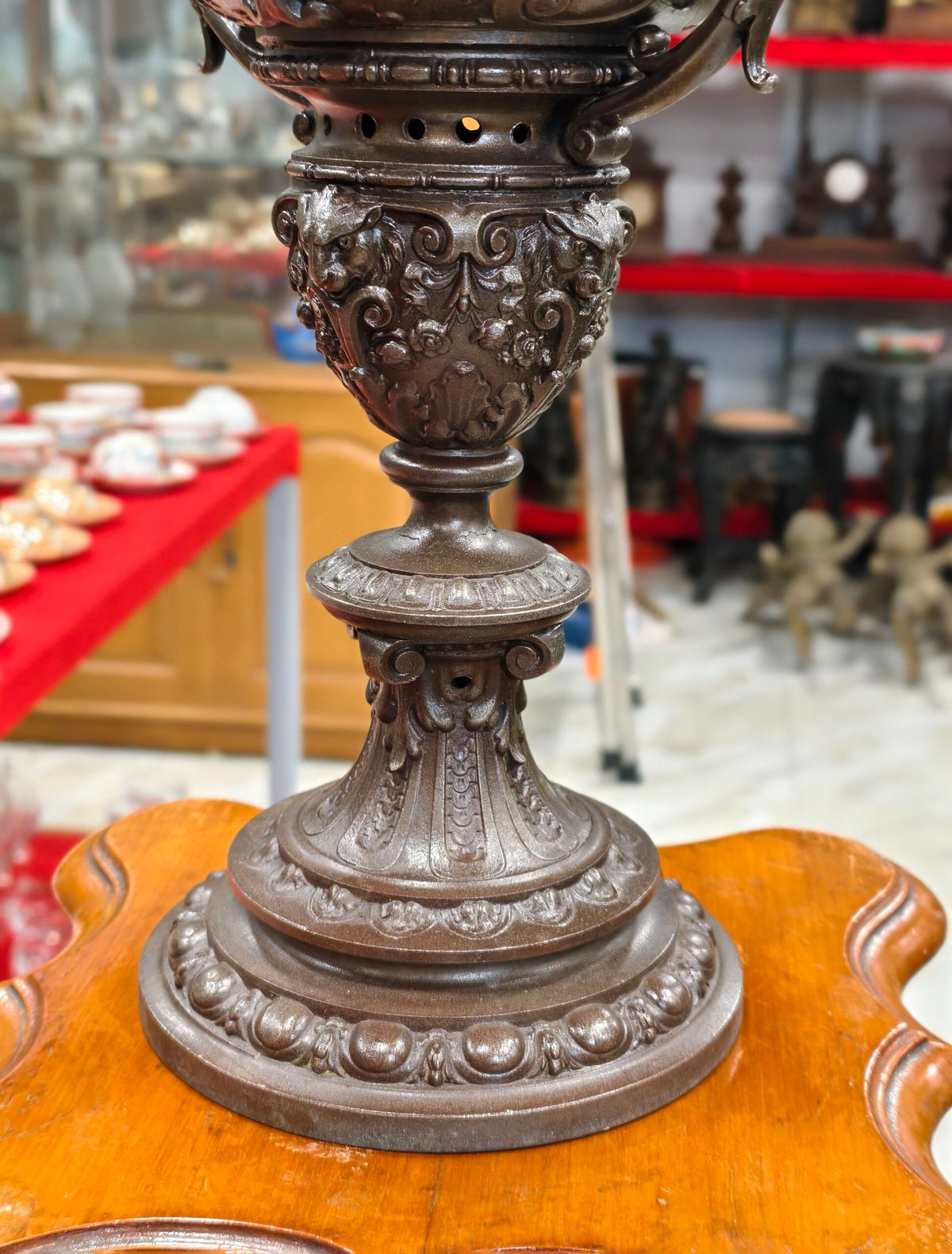 Đèn dầu Pháp, cao 69cm – ảnh 4