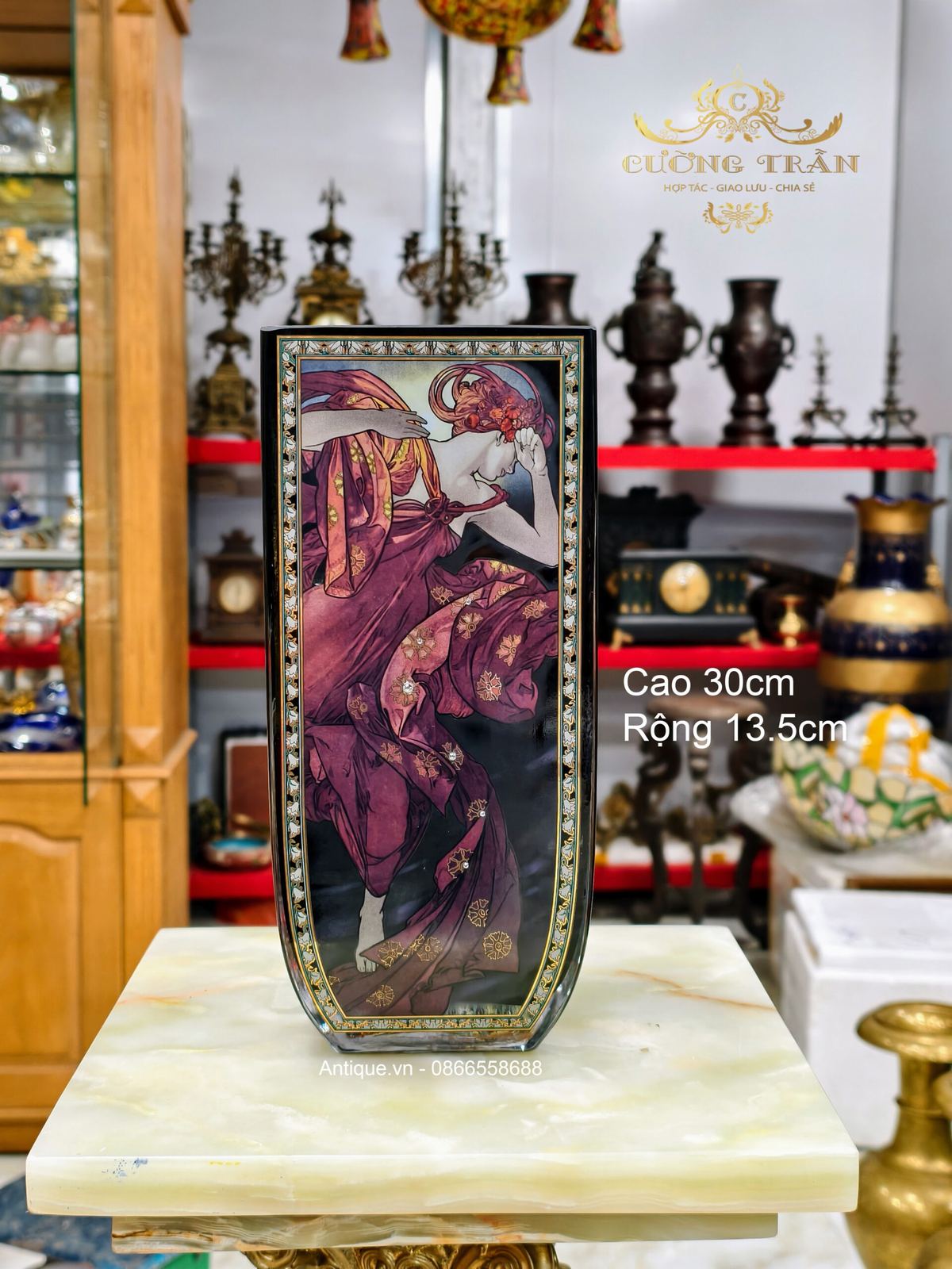 Bình hoa pha lê Goebel – ảnh 4