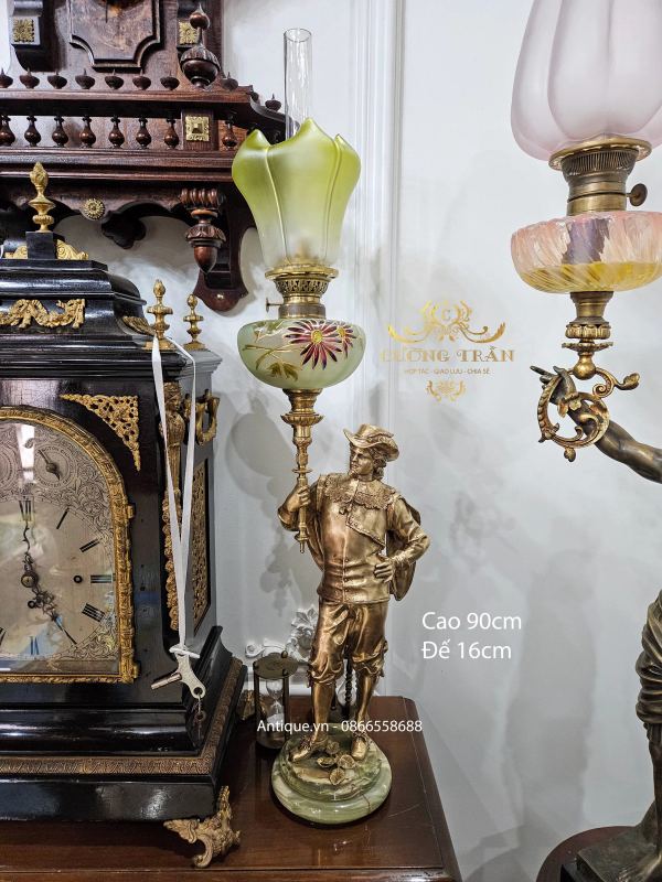 Đèn dầu tượng, cao 90cm – ảnh 1