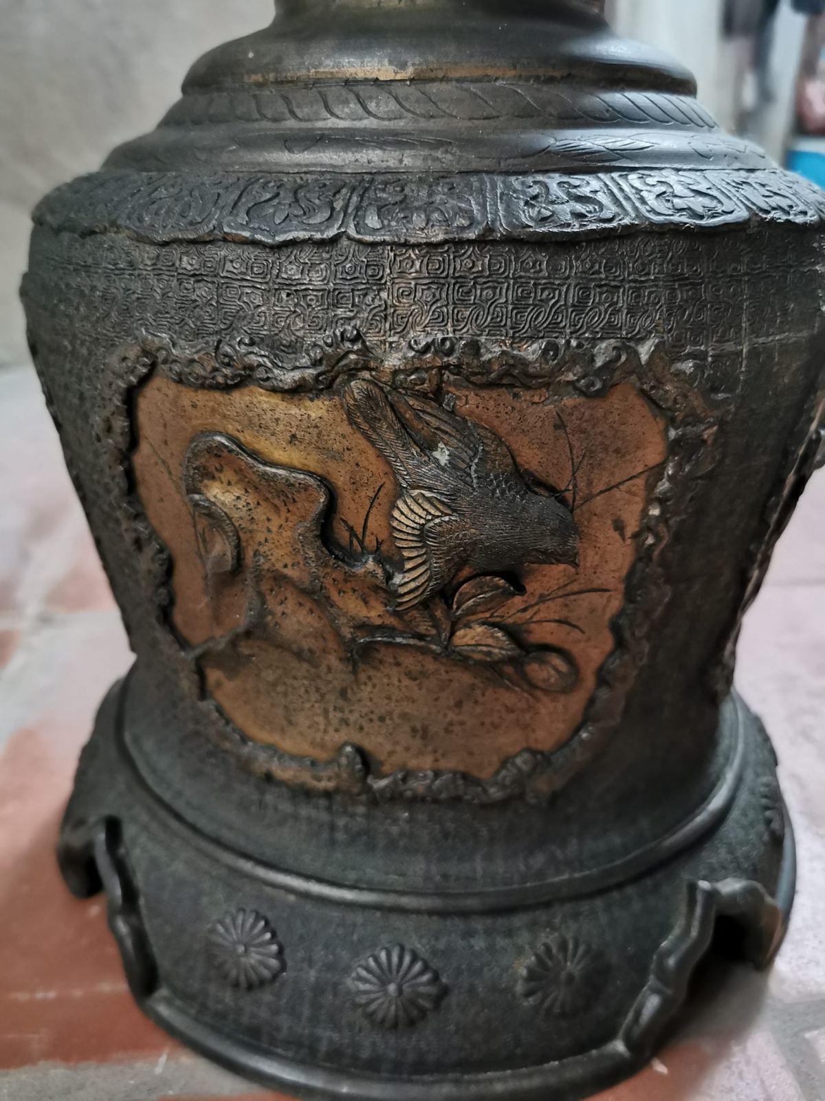 Chân đèn đồng Pháp – ảnh 10