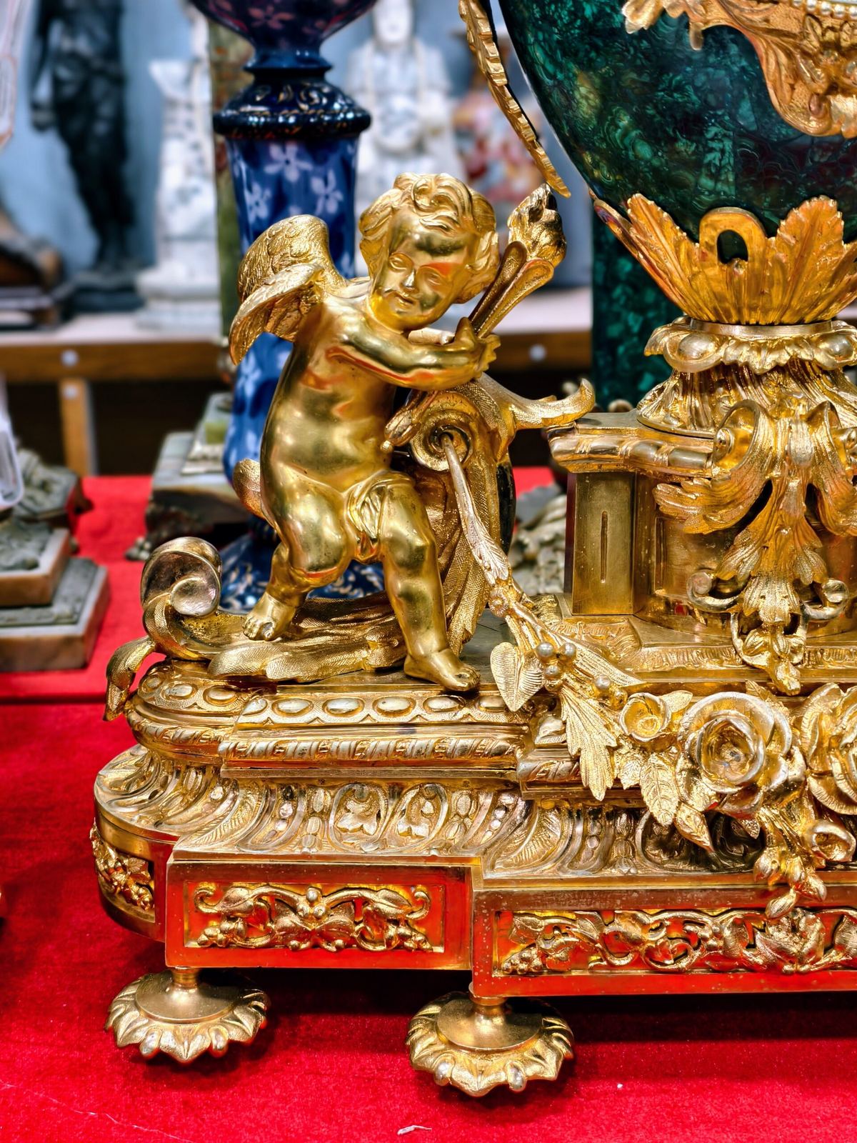 Bộ đồng hồ tượng Pháp, cao 69cm – ảnh 8