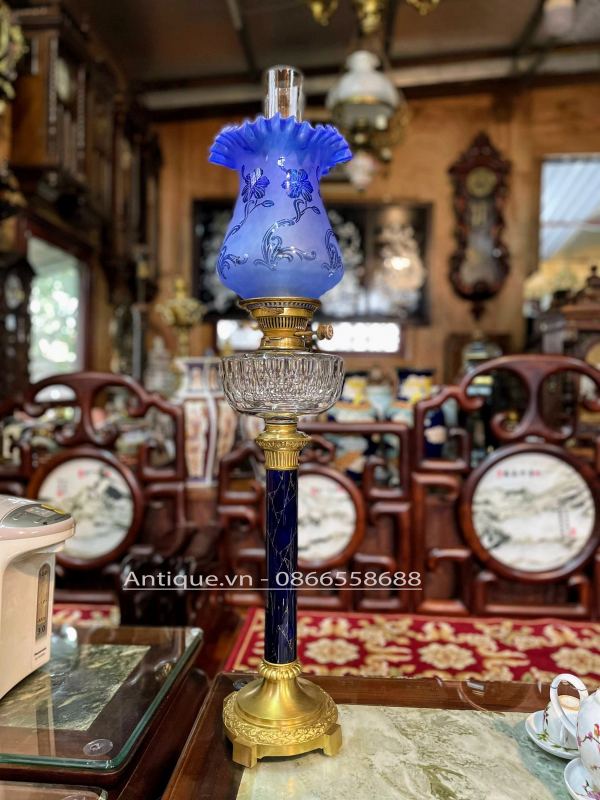 Đèn dầu Pháp, cao 84cm – ảnh 1