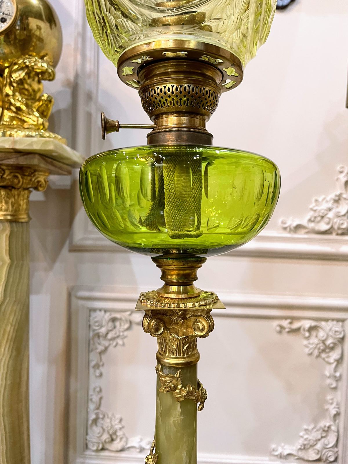 Đèn dầu Pháp, cao 89.5cm – ảnh 3