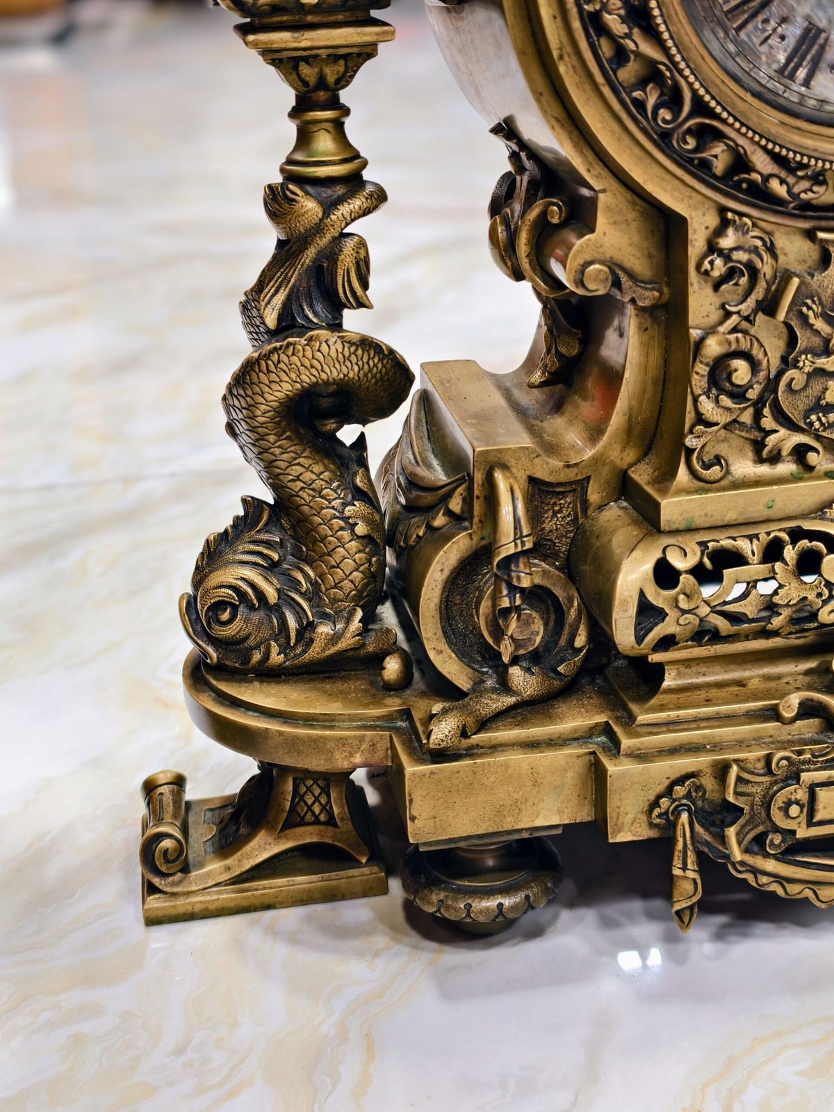 Bộ đồng hồ chân nến Bỉ – ảnh 4