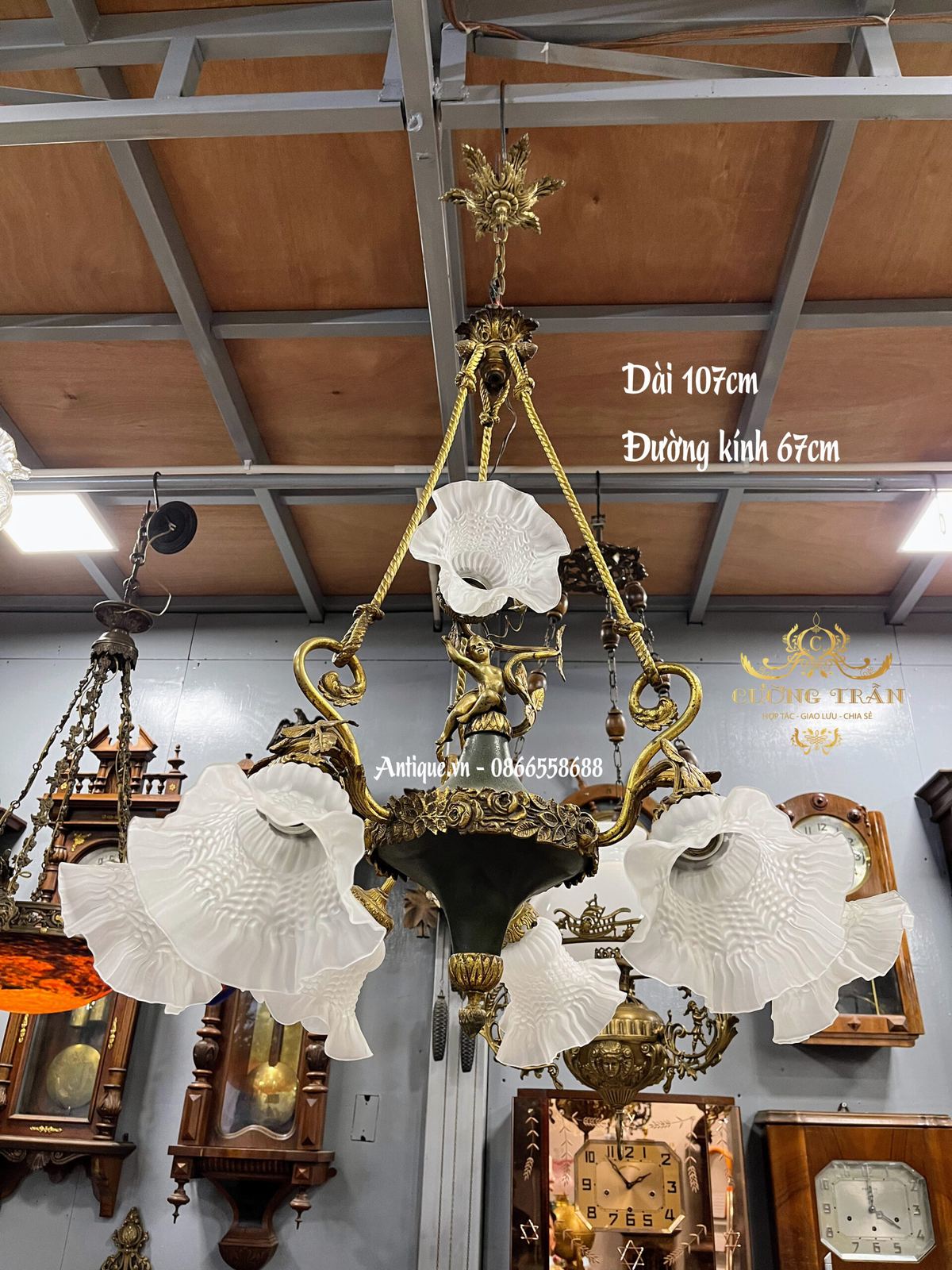 Đèn chùm pháp cổ – ảnh 1