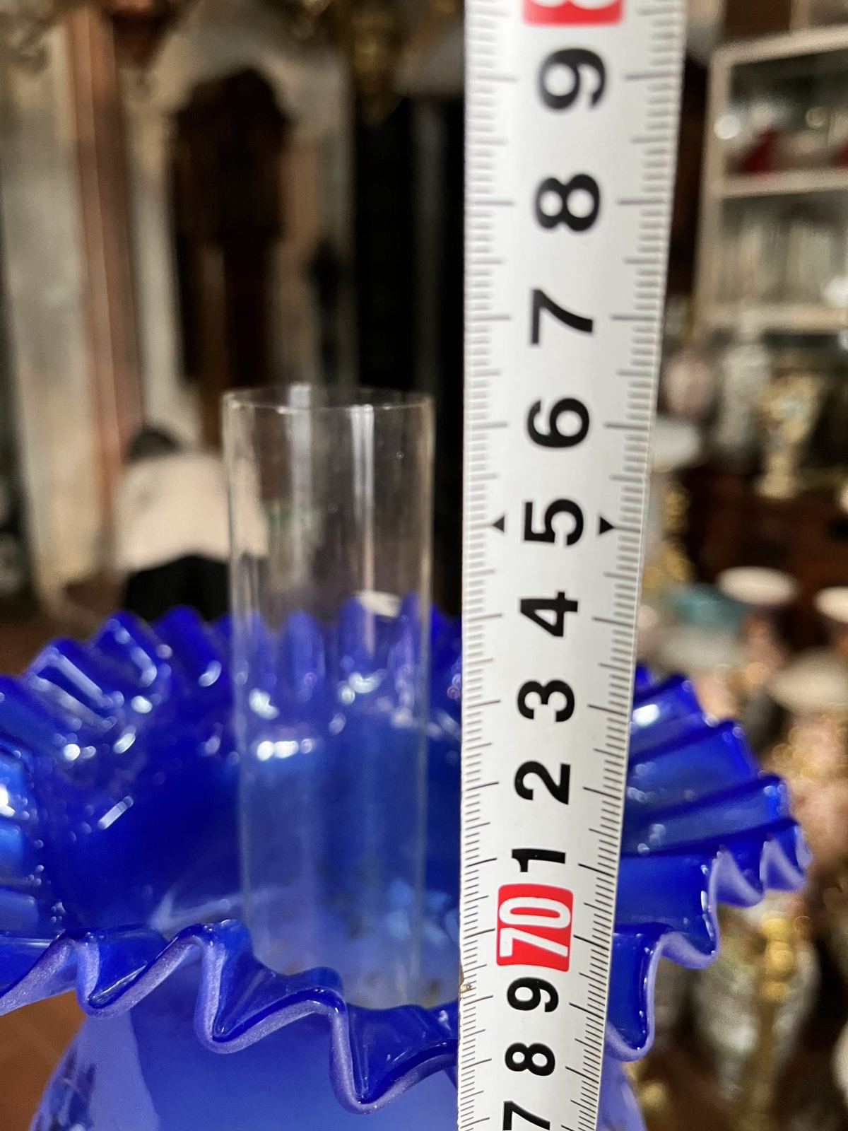 Đèn dầu Pháp, cao 76cm – ảnh 5