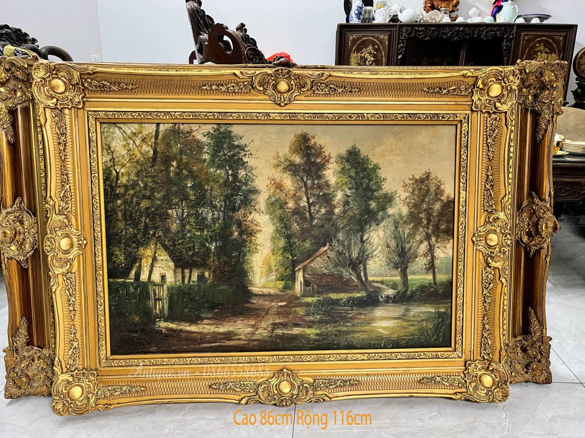 Tranh phong cảnh Pháp, cao 86cm – ảnh 1