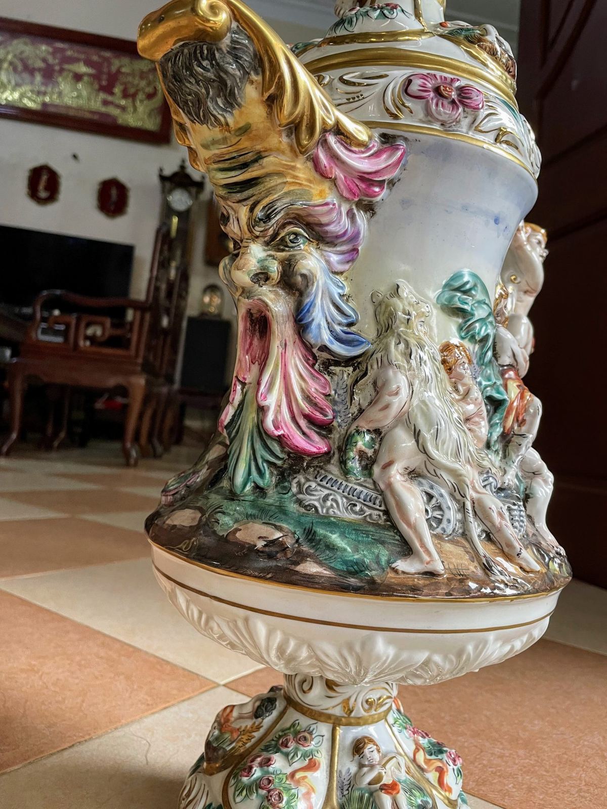Bình sứ Italy, cao 57cm – ảnh 6