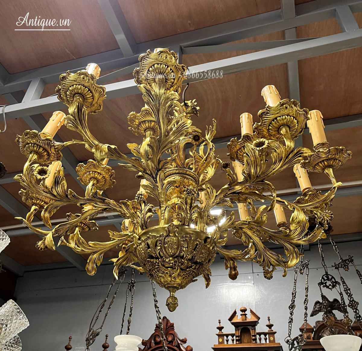 Đèn chùm hoa, dài 73cm – ảnh 1