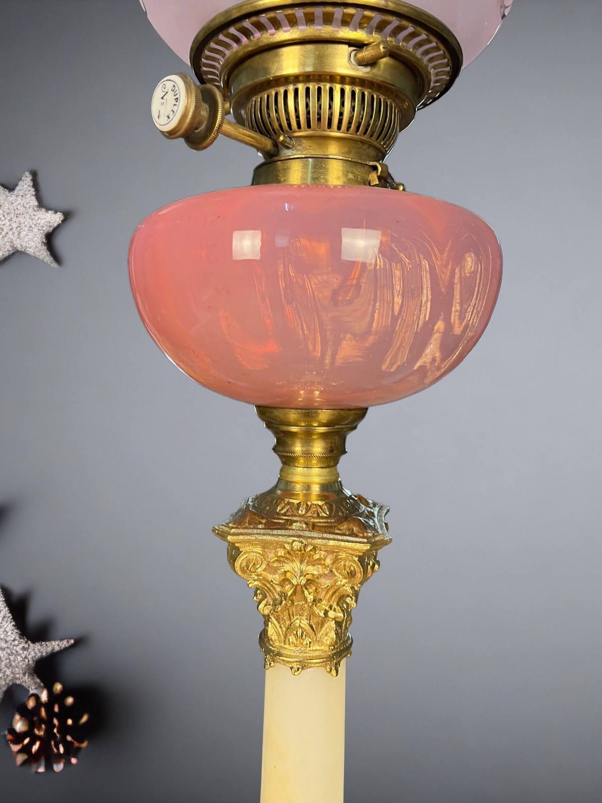 Đèn dầu Pháp, cao 82.5cm – ảnh 3