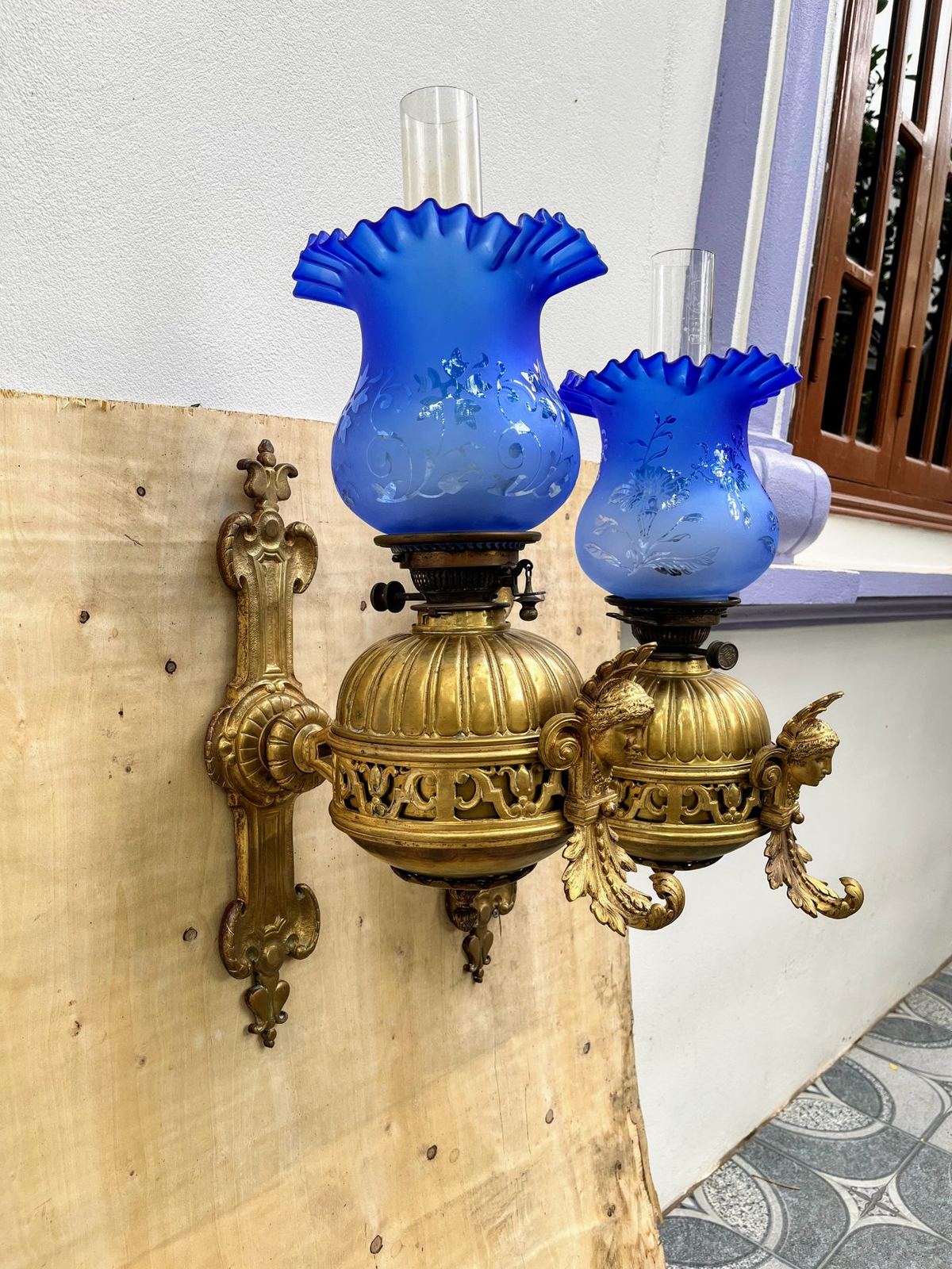 Cặp đèn dầu tường – ảnh 2