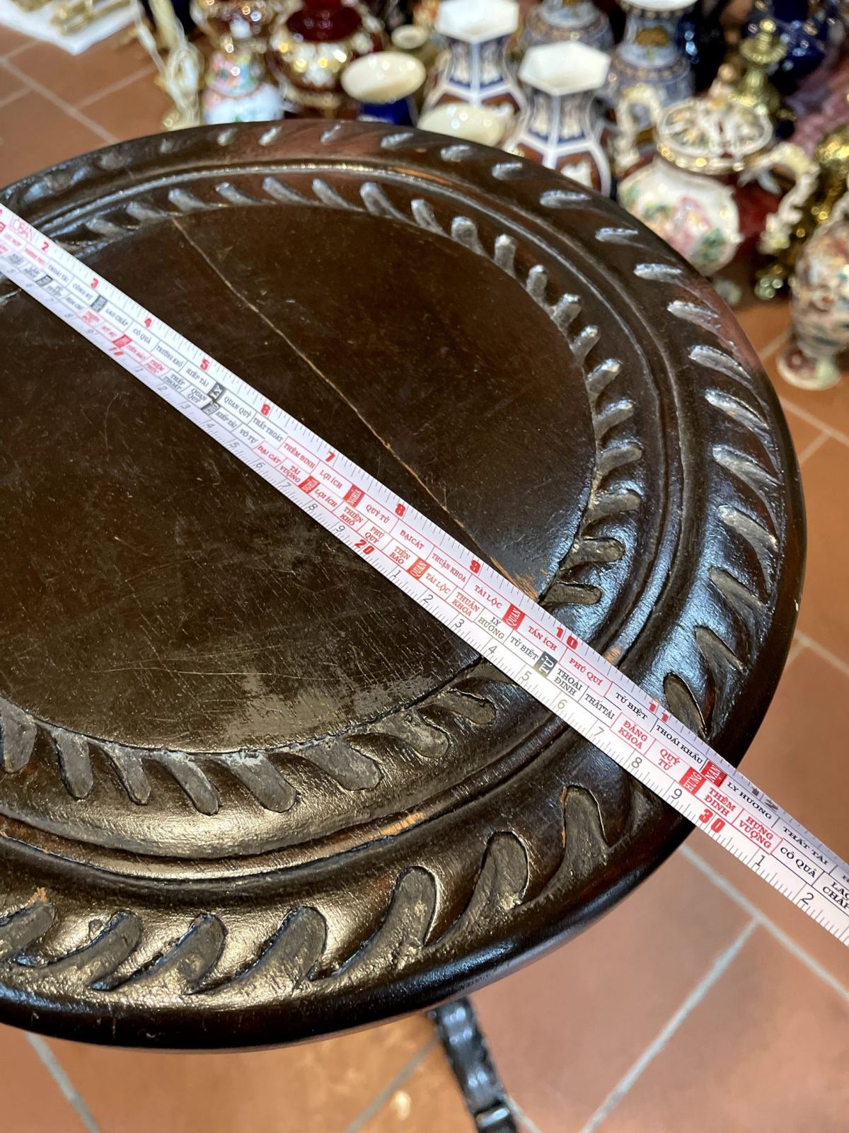 Đôn gỗ rồng cuốn – ảnh 8