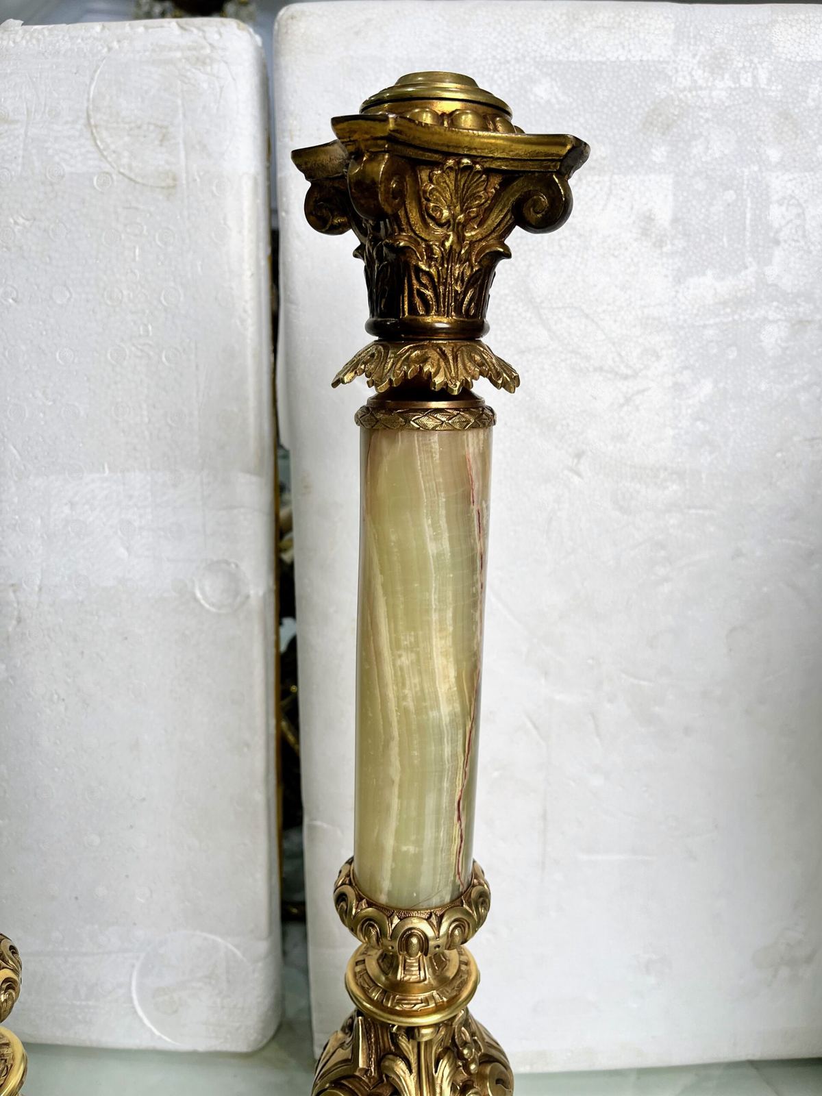 Chân đèn dầu Pháp, cao 52cm – ảnh 4