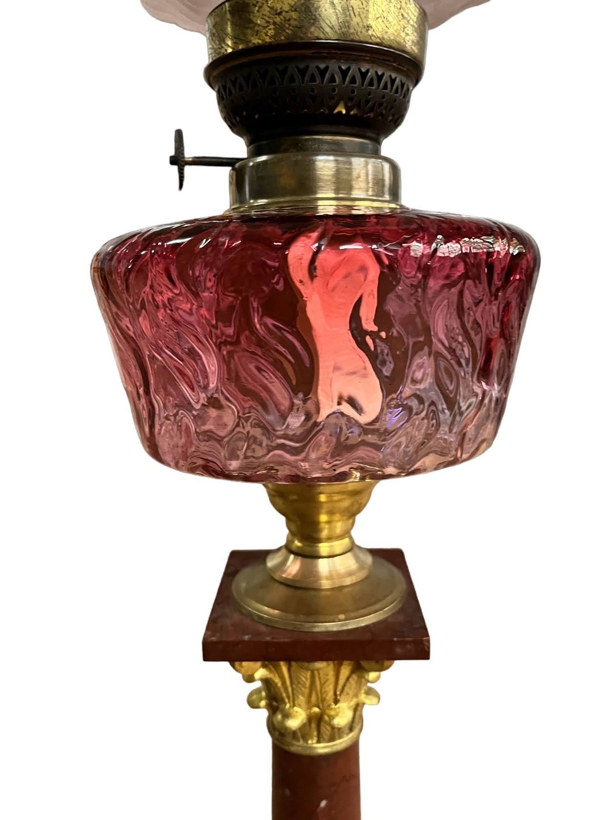 Đèn dầu Pháp, cao 81.5cm – ảnh 3
