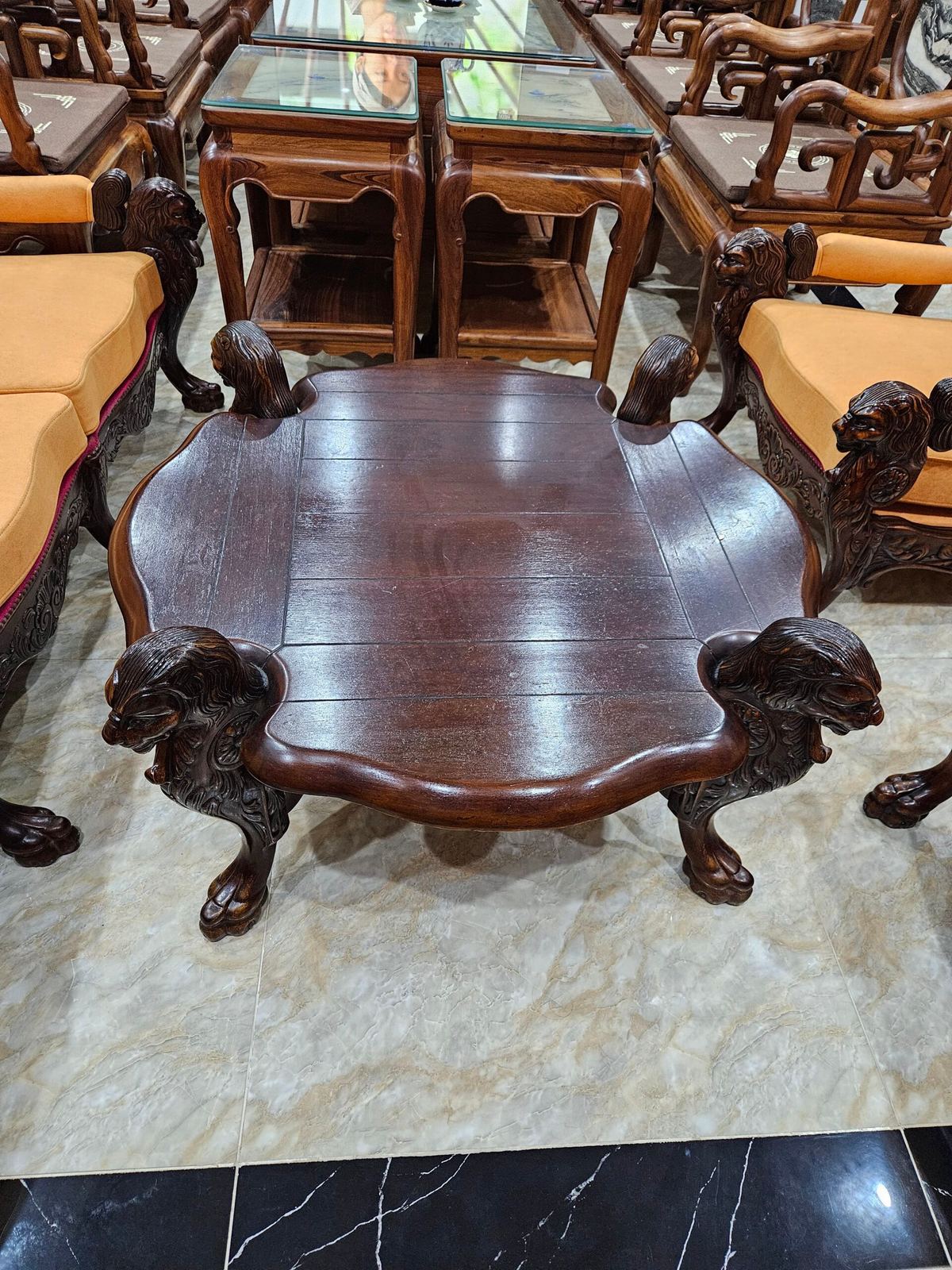 Bộ sofa nỉ Pháp, cao 102cm – ảnh 13