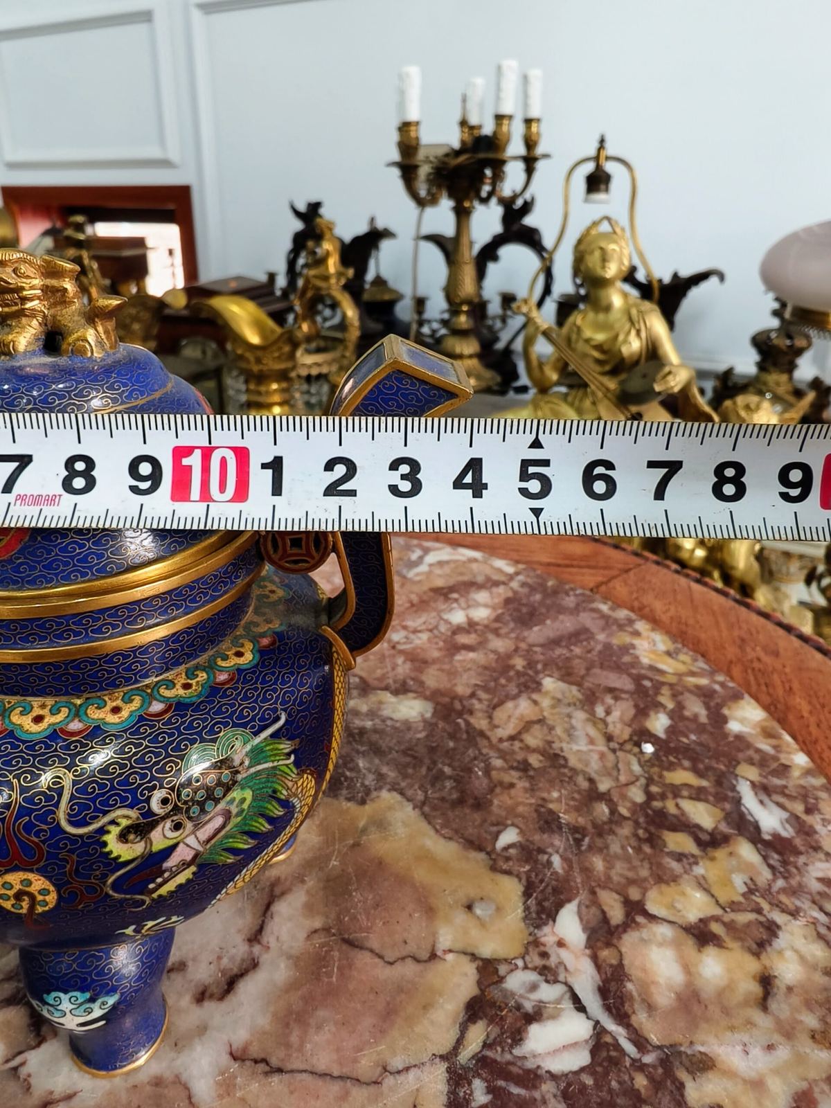 Đỉnh xông trầm pháp lam – ảnh 8