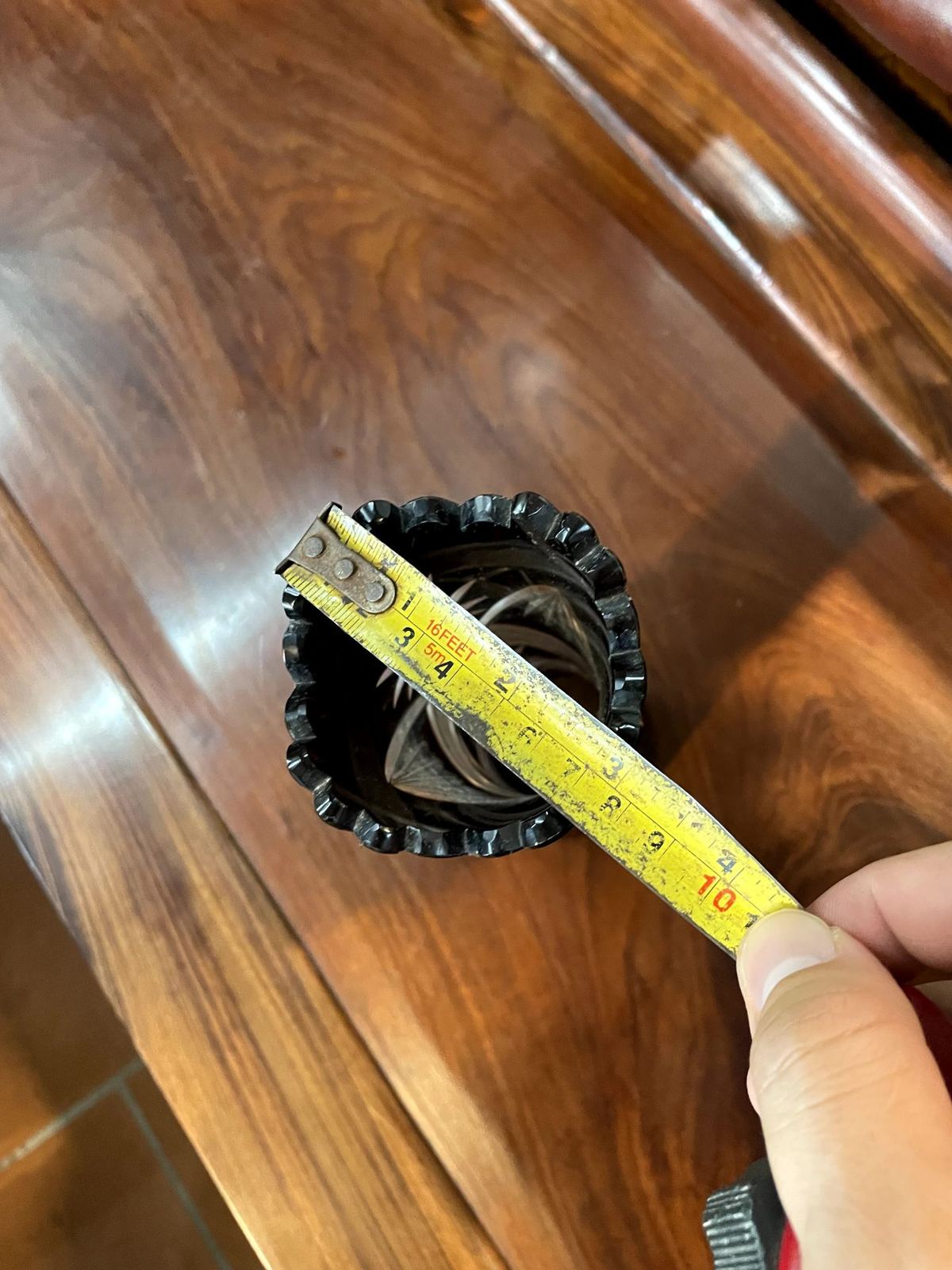 Bình hoa pha lê Séc, cao 27cm – ảnh 7