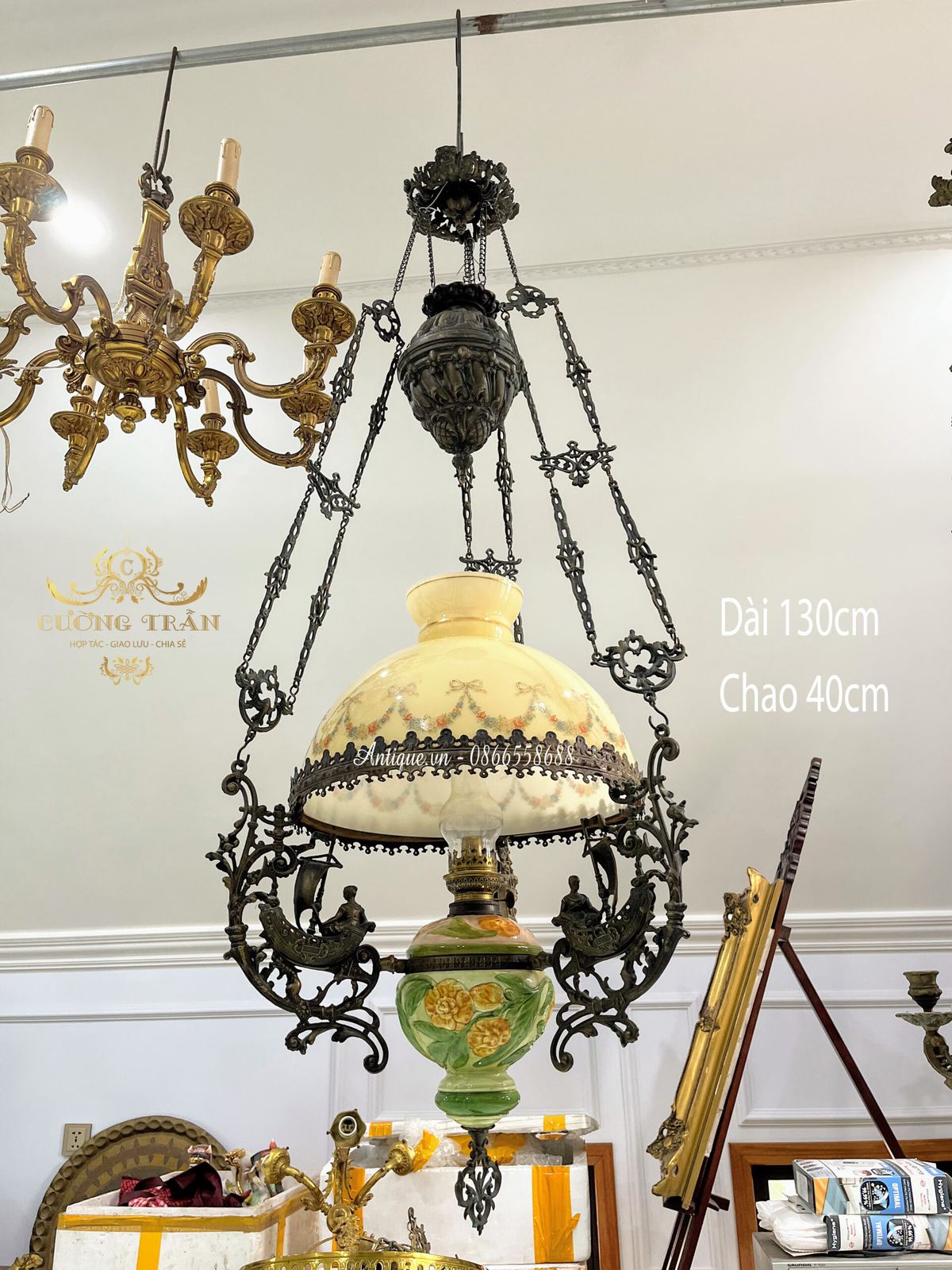 Đèn 3 dây Pháp, dài 130cm – ảnh 1