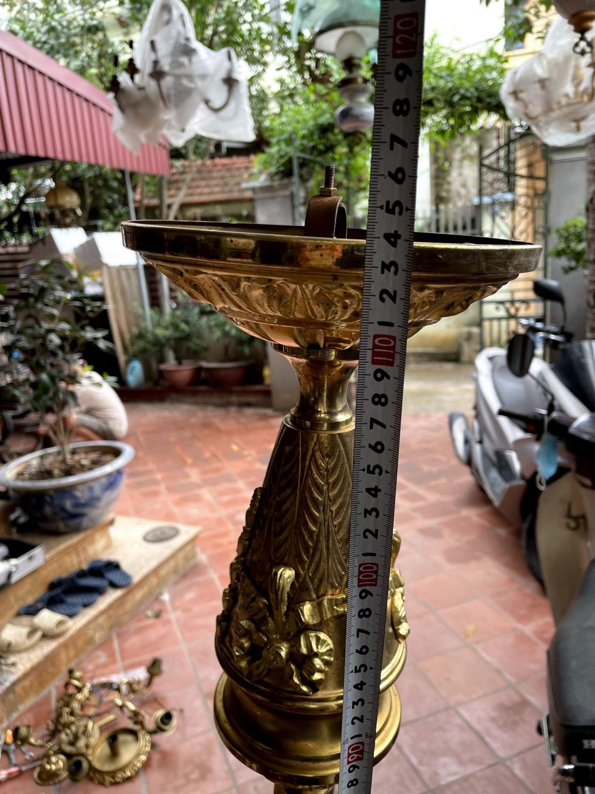 Đèn chùm 12 ngọn Pháp, đường kính 70cm – ảnh 8
