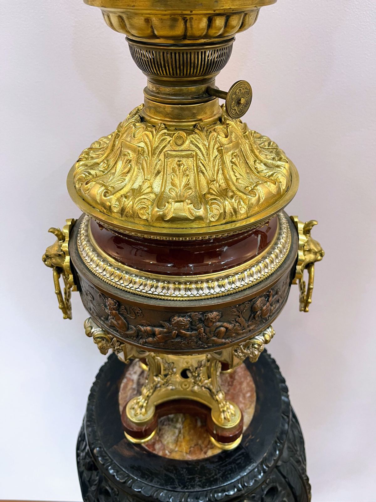 Đèn dầu Pháp, cao 69cm – ảnh 3