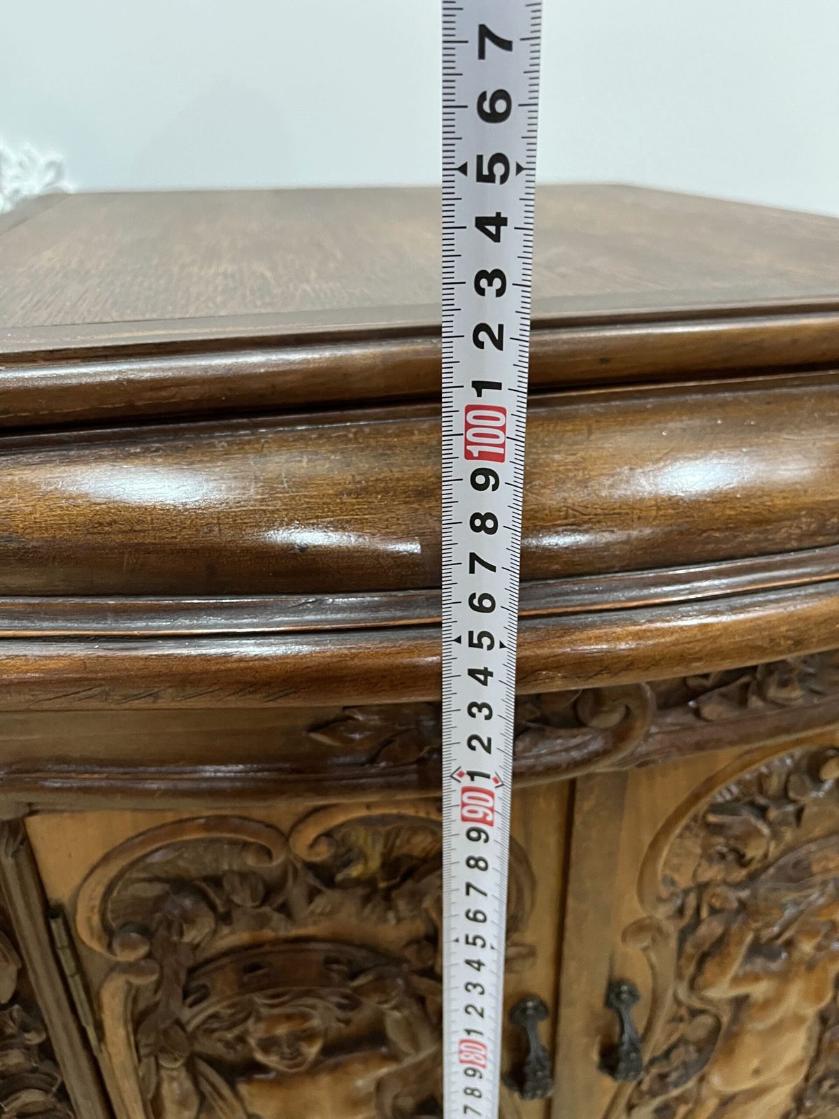 Tủ gỗ Pháp, cao 102cm – ảnh 10