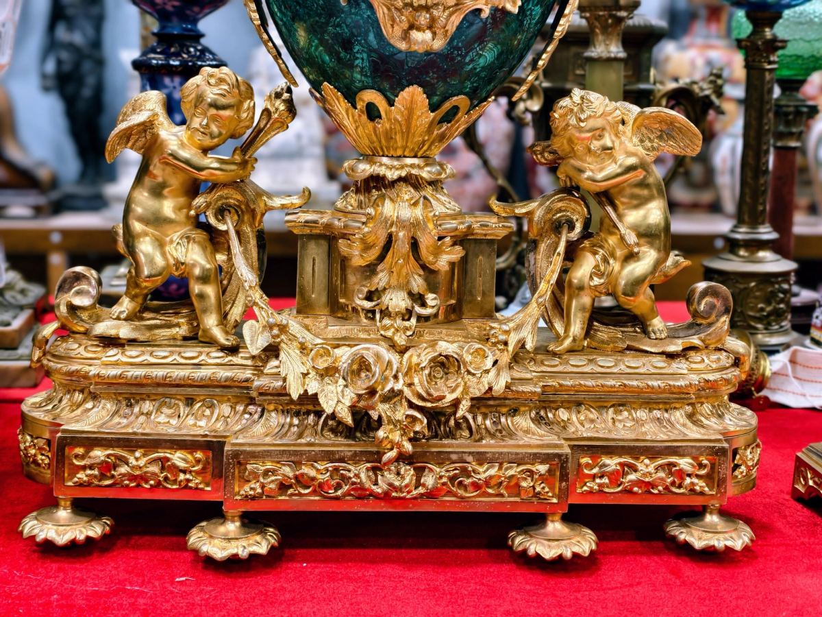 Bộ đồng hồ tượng Pháp, cao 69cm – ảnh 6