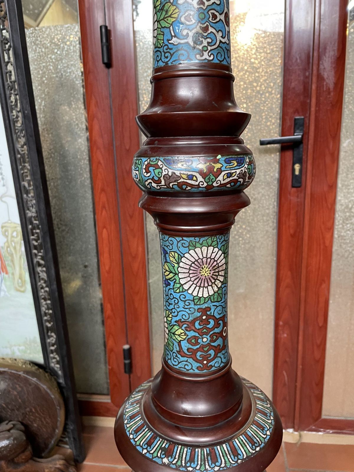 Đèn dầu cây pháp lam – ảnh 6