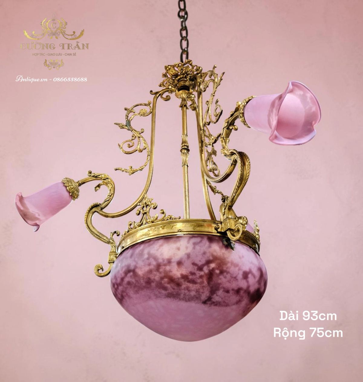 Đèn chùm hoa, dài 93cm – ảnh 1