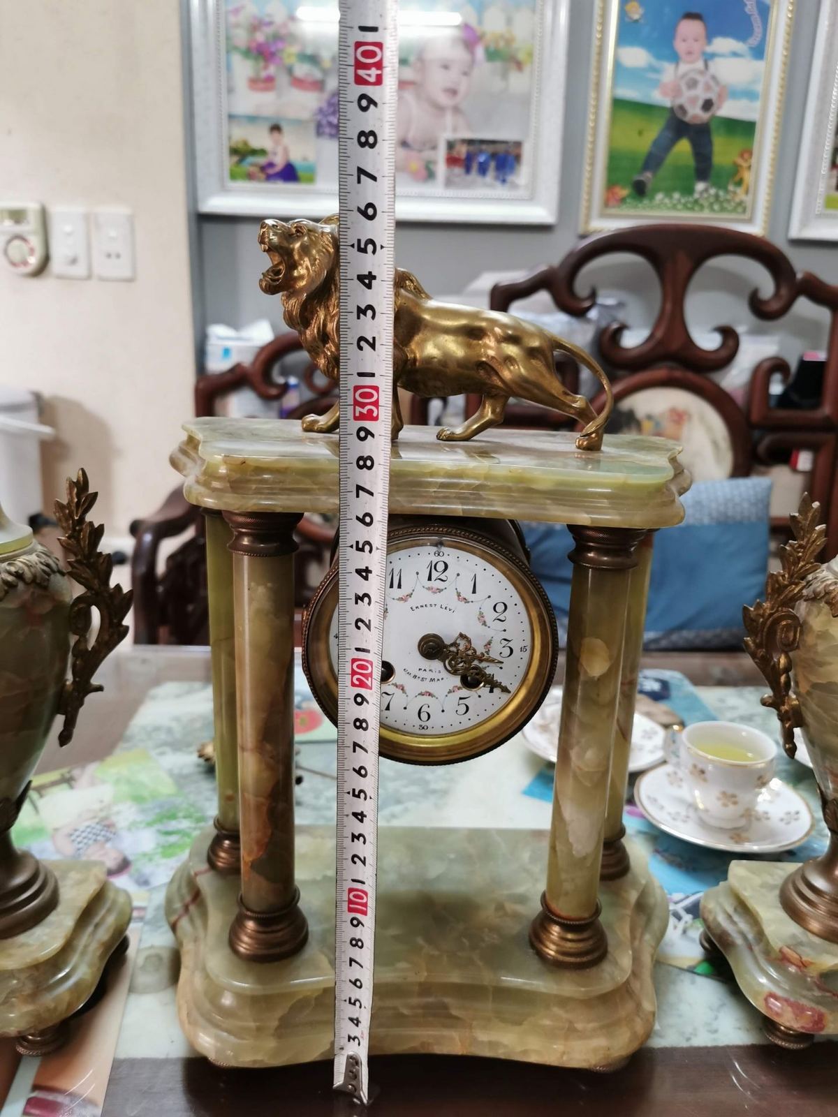 Bộ Đồng Hồ 3 Món Đá Cẩm Thạch – ảnh 6