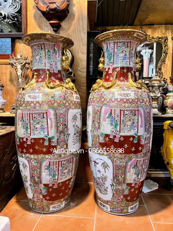 Cặp bình sứ đại Trung Quốc – ảnh 1