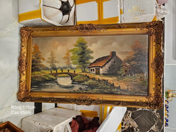 Tranh đồng quê, cao 69cm – ảnh 1