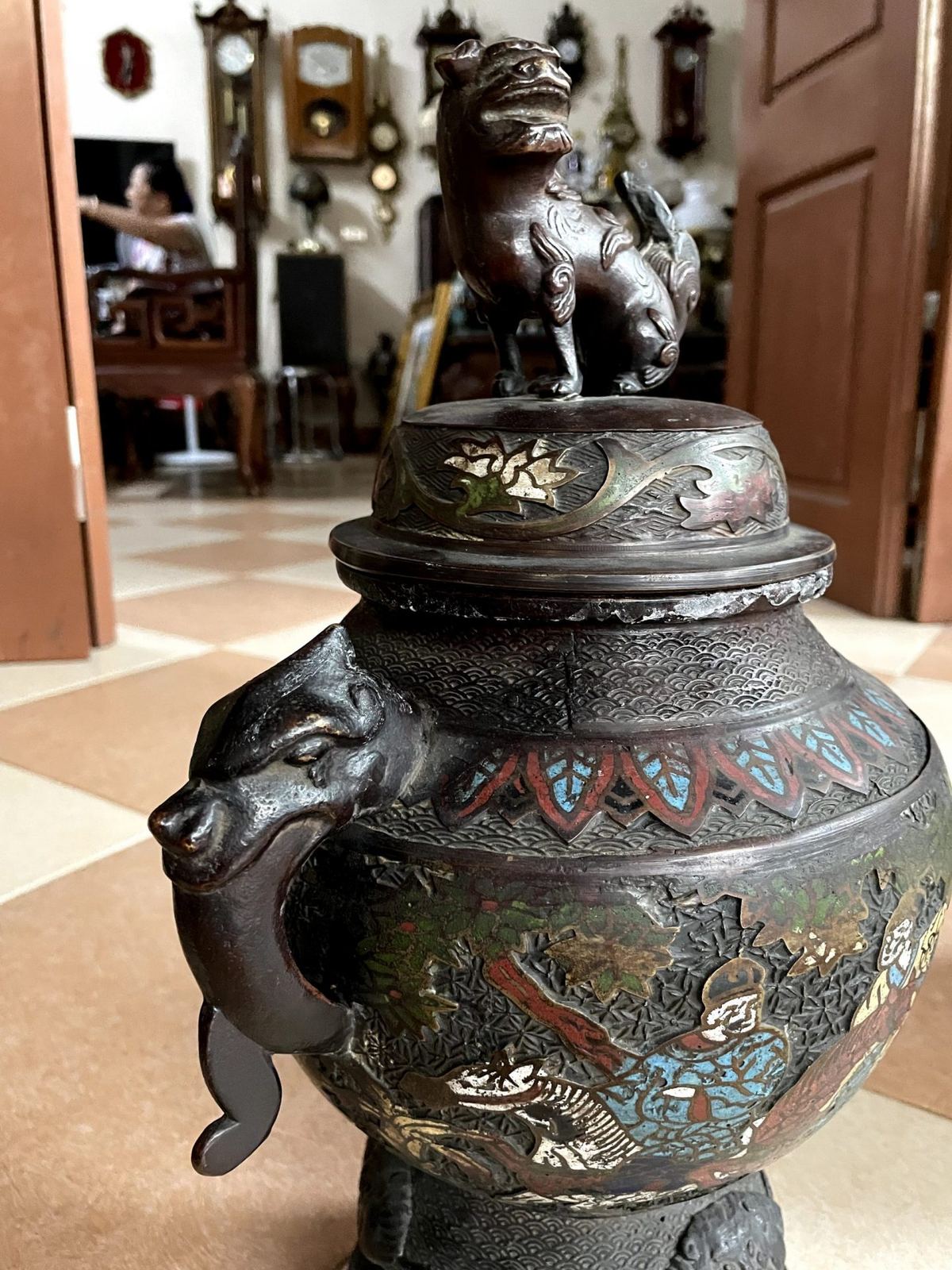 Bộ 3 món pháp lam Nhật cổ – ảnh 11