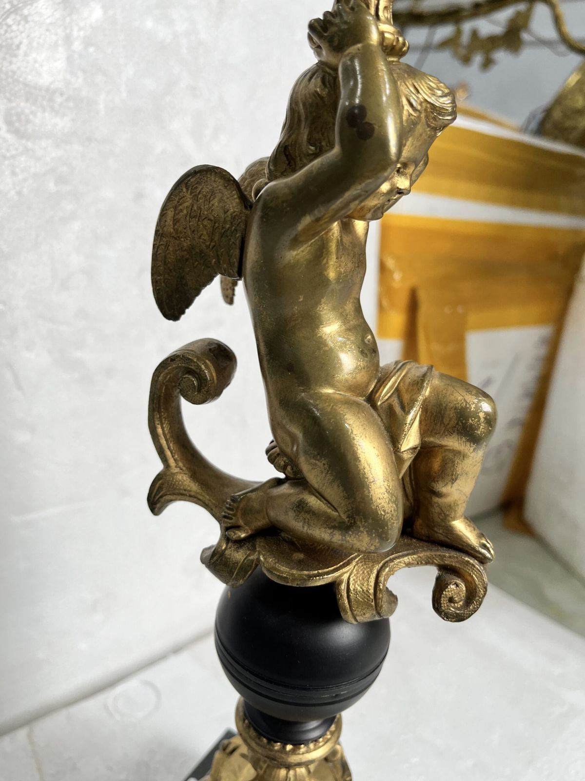 Chân đèn dầu Pháp, cao 61cm – ảnh 3