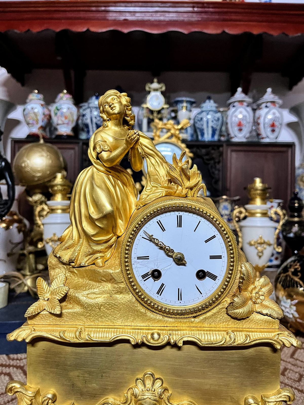 Đồng hồ tượng Pháp, cao 40cm – ảnh 2
