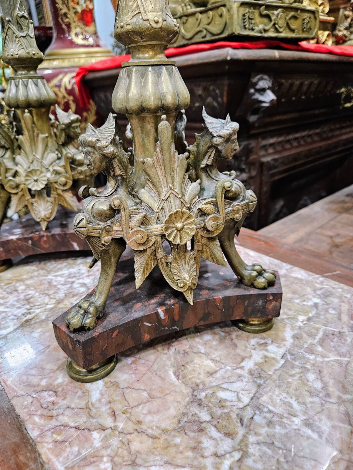 Cặp chân đèn dầu – ảnh 4