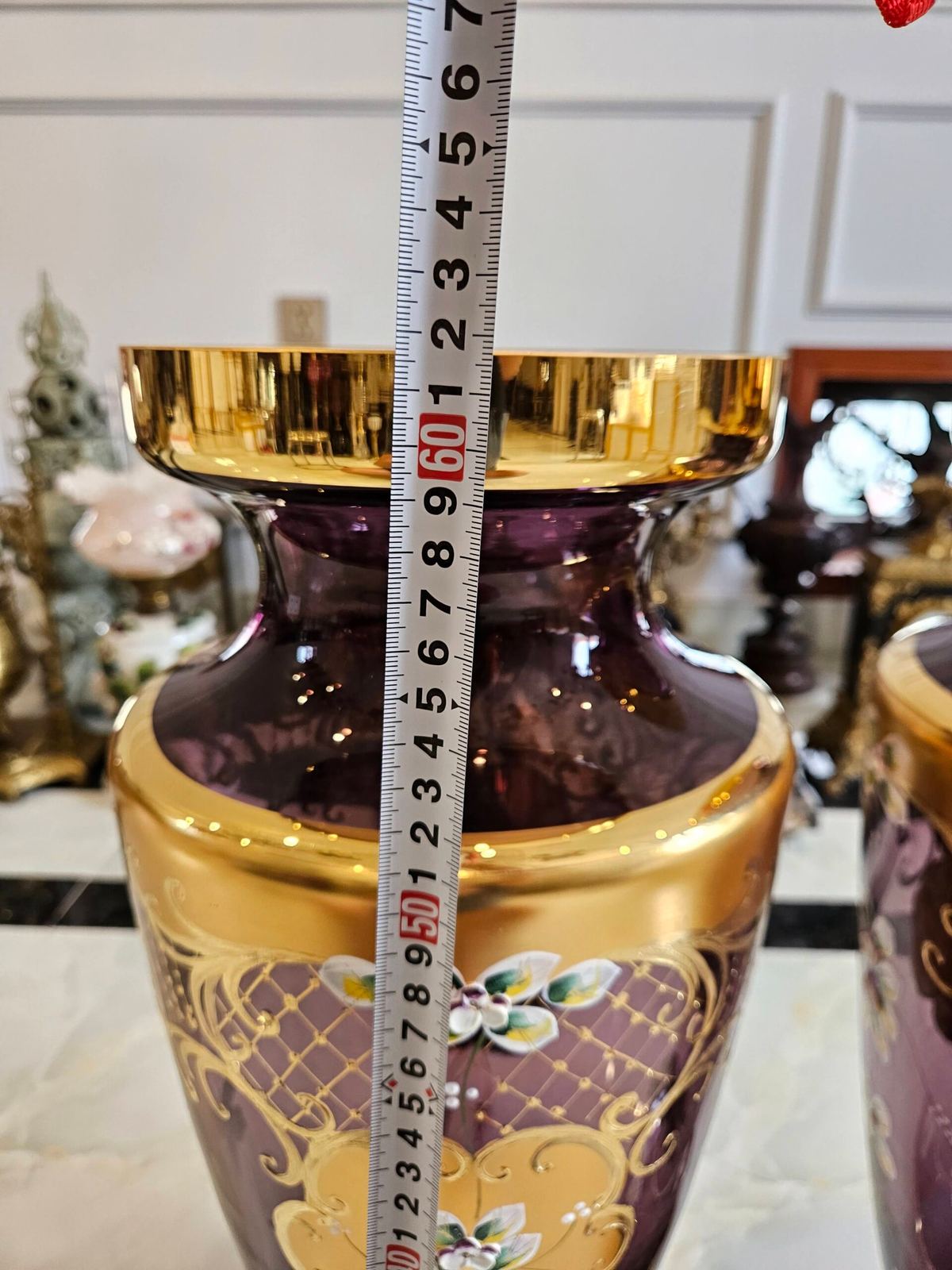 Cặp bình hoa pha lê – ảnh 5