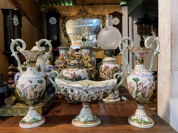 Bộ 3 món sứ Italy, cao 42cm – ảnh 1