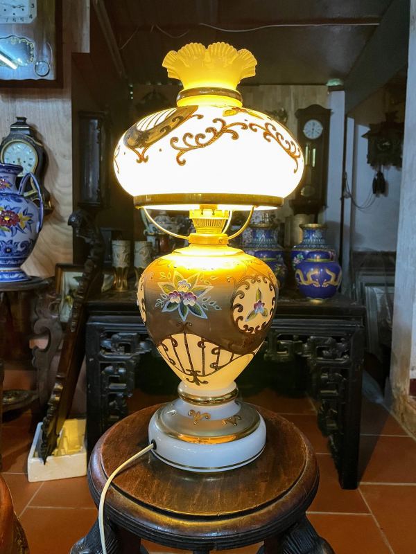 Đèn ngủ pha lê Tiệp Khắc – ảnh 1
