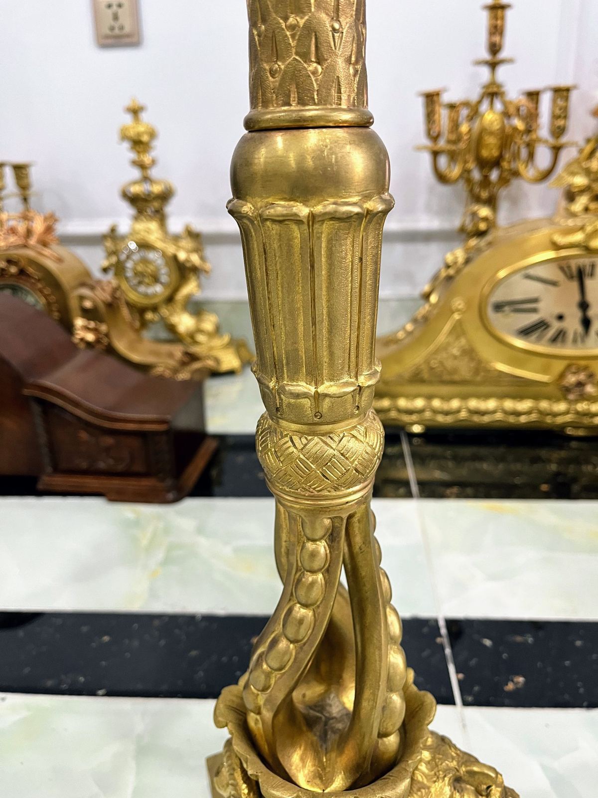 Đèn dầu Pháp, cao 102.5cm – ảnh 5