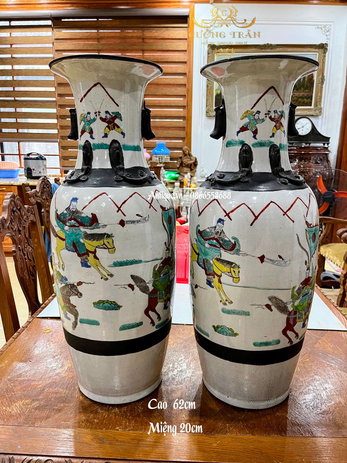 Cặp bình sứ Trung Quốc – ảnh 1