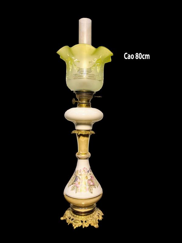 Đèn dầu bàn Pháp, cao 80cm – ảnh 1