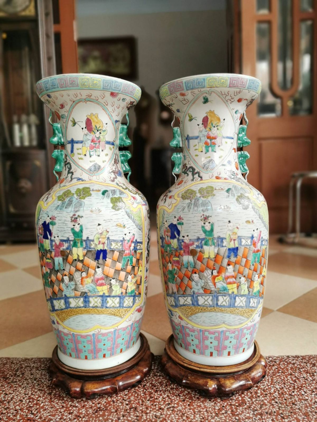 Đôi bình sứ tàu – ảnh 1