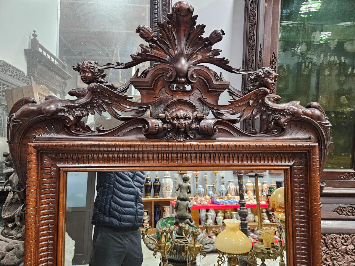 Gương gỗ Pháp, cao 180cm – ảnh 2